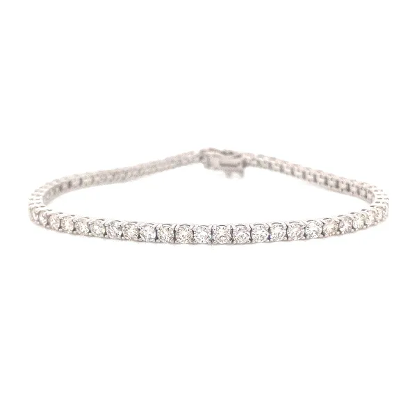 14k White Gold Diamond Tennis Bracelet Dickinson Jewelers Dunkirk, MD