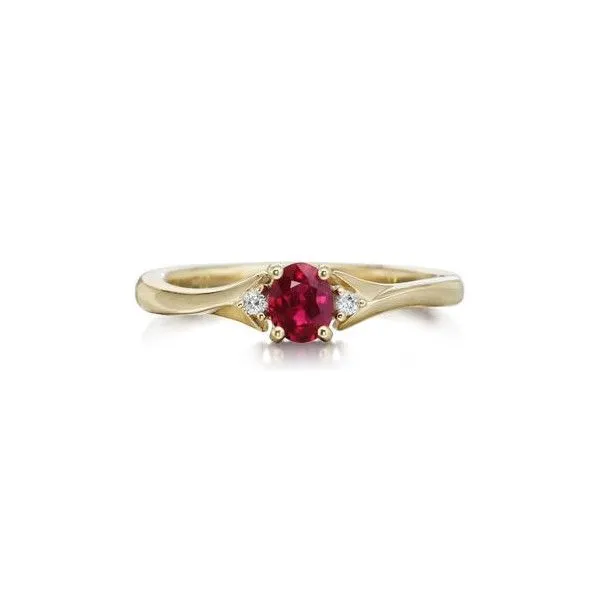 14k Yellow Gold Ruby Ring Dickinson Jewelers Dunkirk, MD