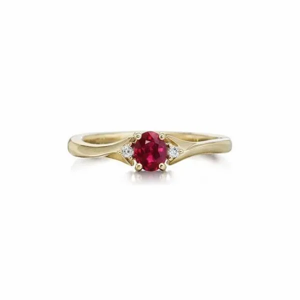 14k Yellow Gold Ruby Ring Dickinson Jewelers Dunkirk, MD