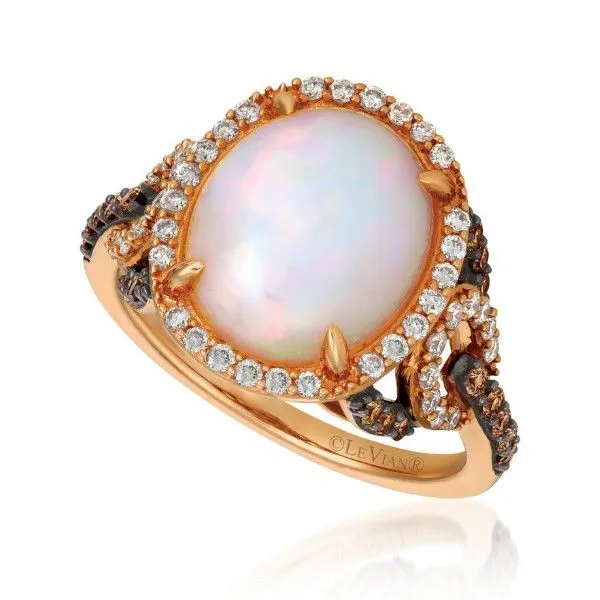14k Strawberry Gold Neopolitan Opal Ring 001 200 05380 Dickinson Jewelers Dunkirk Md