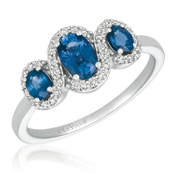 14k Vanilla Gold® Blueberry Sapphire™ Ring Dickinson Jewelers Dunkirk, MD
