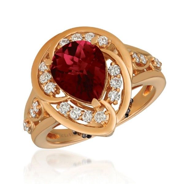 14k Strawberry Gold® Creme Brulee® Pomegranate Garnet™ Ring Dickinson Jewelers Dunkirk, MD