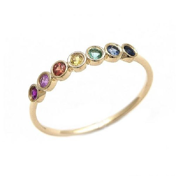 14k Yellow Gold Rainbow Ring Dickinson Jewelers Dunkirk, MD