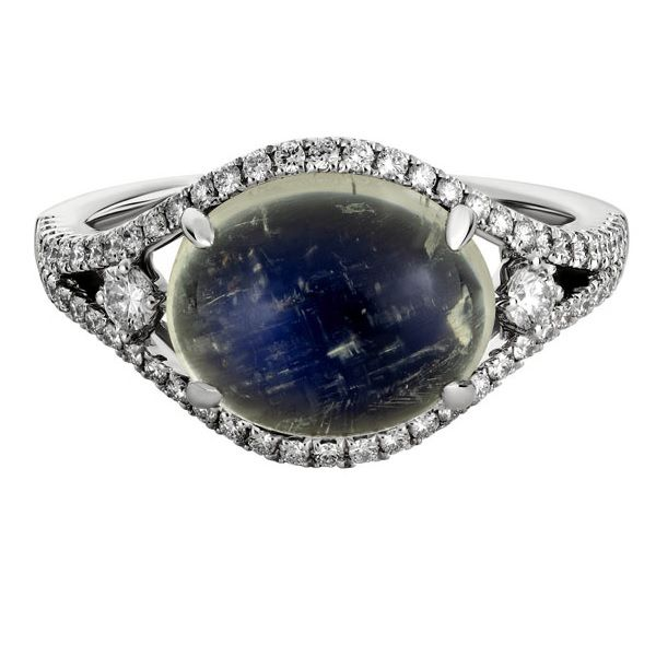 14k White Gold Moonstone Ring Dickinson Jewelers Dunkirk, MD