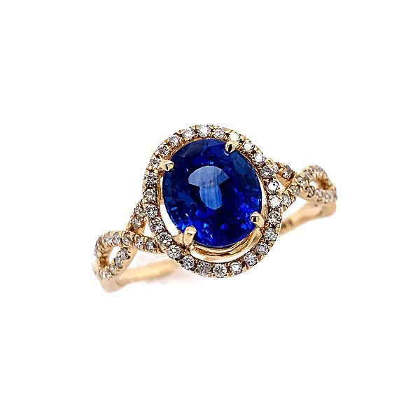 14k Yellow Gold Sapphire Ring Dickinson Jewelers Dunkirk, MD