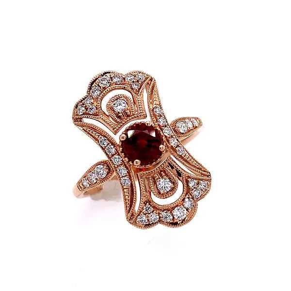 14k Rose Gold Ruby Ring Dickinson Jewelers Dunkirk, MD
