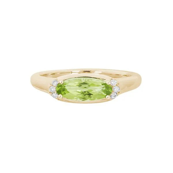 14k Yellow Gold Peridot Ring Dickinson Jewelers Dunkirk, MD