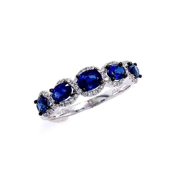 14k White Gold Sapphire Ring Dickinson Jewelers Dunkirk, MD