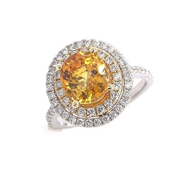 14k White-Yellow Gold Yellow Sapphire Ring Dickinson Jewelers Dunkirk, MD