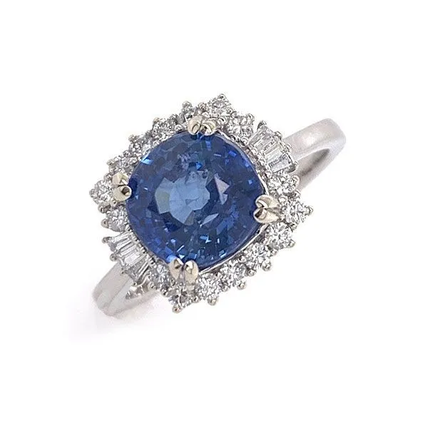 14k White Gold Sapphire Ring Dickinson Jewelers Dunkirk, MD