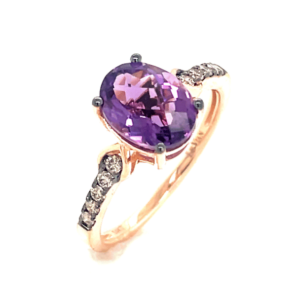 14k Strawberry Gold® Grape Amethyst™ Ring Dickinson Jewelers Dunkirk, MD