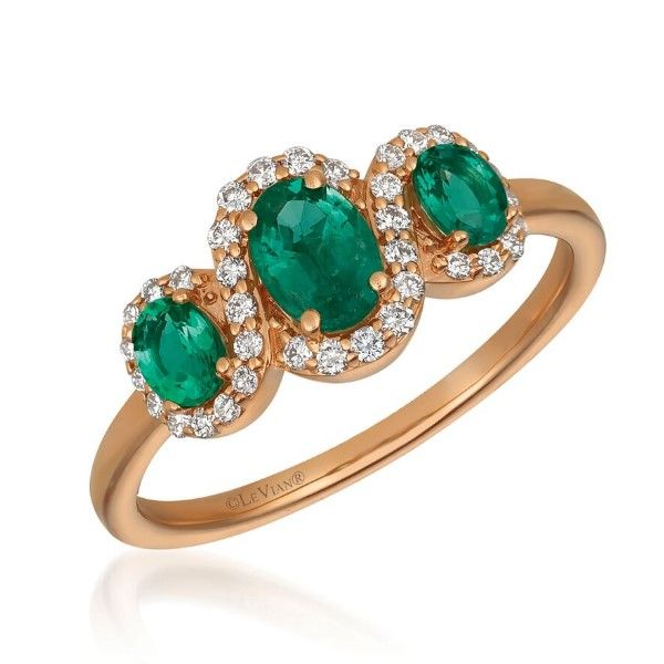 14k Gold Costa Smeralda Emerald™ Ring Dickinson Jewelers Dunkirk, MD
