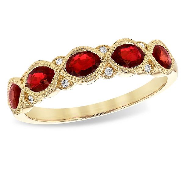 14k Yellow Gold Ruby Ring Dickinson Jewelers Dunkirk, MD