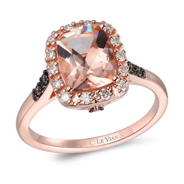 14k Gold Peach Morganite™ Ring Dickinson Jewelers Dunkirk, MD