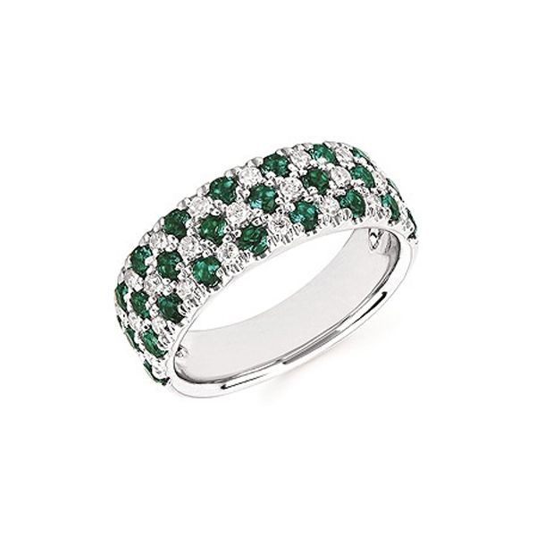 14k White Gold Emerald Ring Dickinson Jewelers Dunkirk, MD