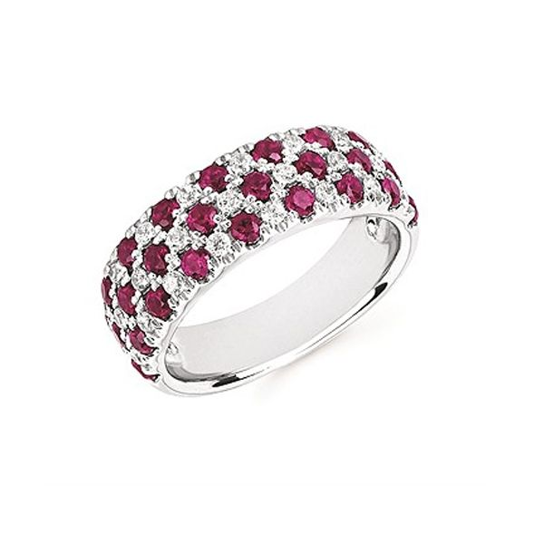 14k White Gold Ruby Ring Dickinson Jewelers Dunkirk, MD