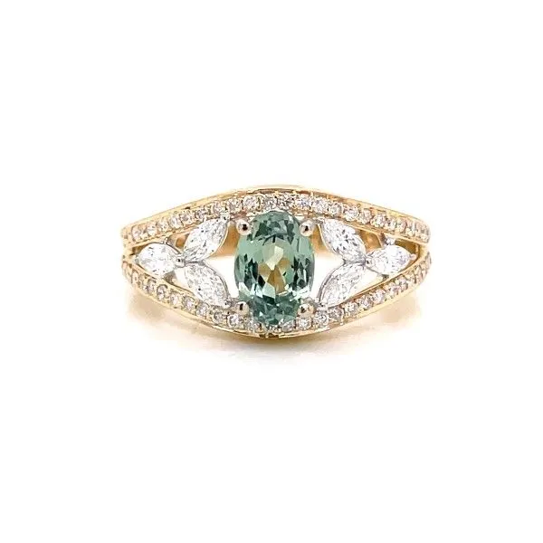 14k Yellow-White Gold Alexandrite Ring Dickinson Jewelers Dunkirk, MD