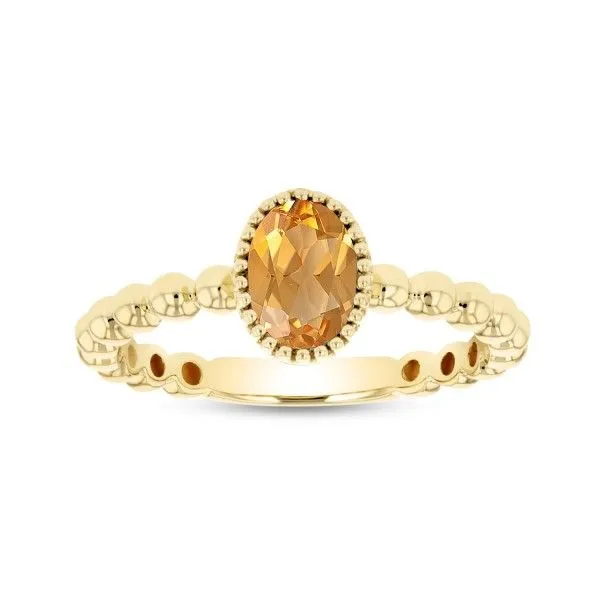 14k Yellow Gold Citrine Ring Dickinson Jewelers Dunkirk, MD