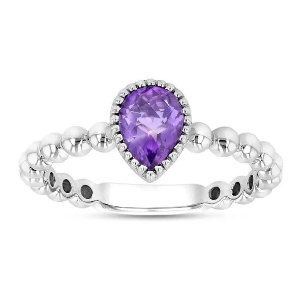 14k White Gold Amethyst Ring Dickinson Jewelers Dunkirk, MD