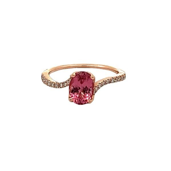 14k Rose Gold Lotus Garnet Ring Dickinson Jewelers Dunkirk, MD