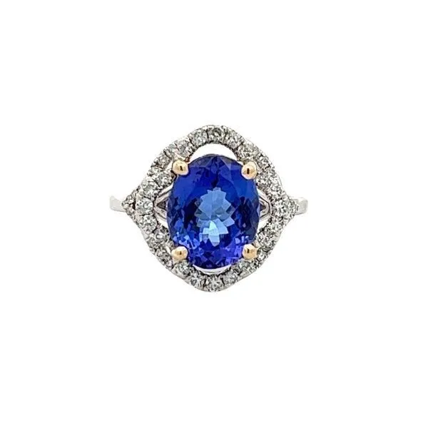14k White-Yellow Gold Tanzanite Ring Dickinson Jewelers Dunkirk, MD