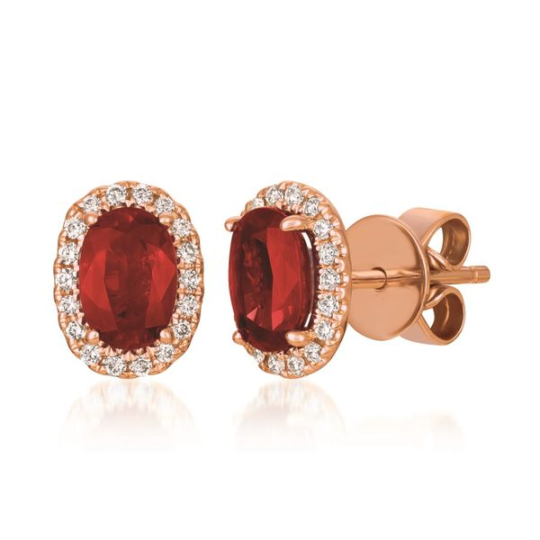 14k Strawberry Gold® Passion Ruby™ Earrings Dickinson Jewelers Dunkirk, MD