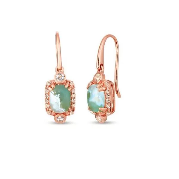 14k Strawberry Gold® Aquaprase Candy Earrings Dickinson Jewelers Dunkirk, MD