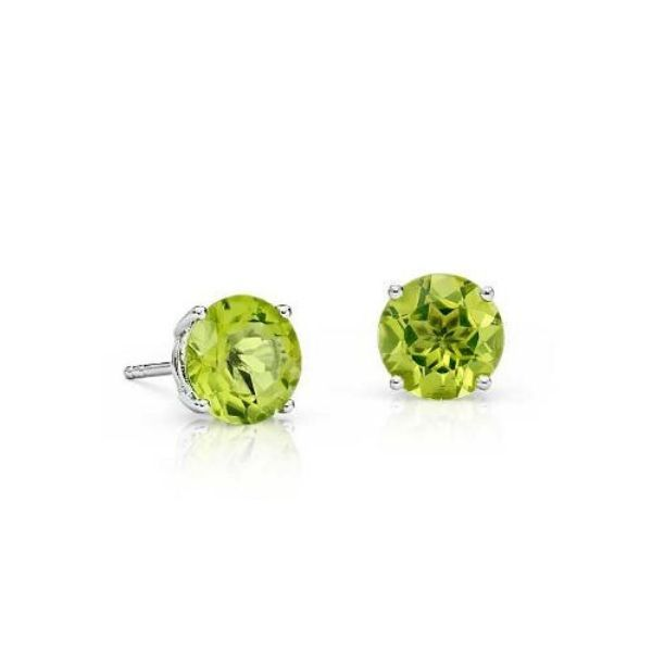 14k 6mm Peridot Stud Earrings Dickinson Jewelers Dunkirk, MD