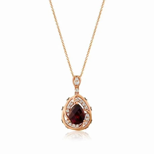 14k Strawberry Gold® Creme Brulee® Pomegranate Garnet™ Pendant Dickinson Jewelers Dunkirk, MD