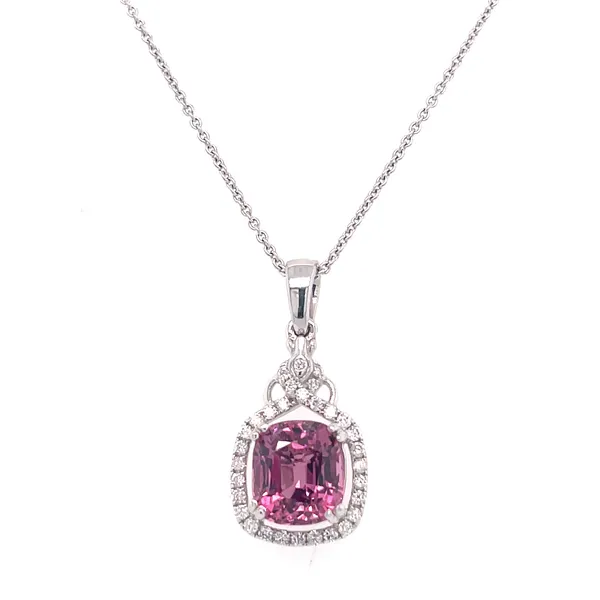 14k White Gold Spinel Pendant Dickinson Jewelers Dunkirk, MD