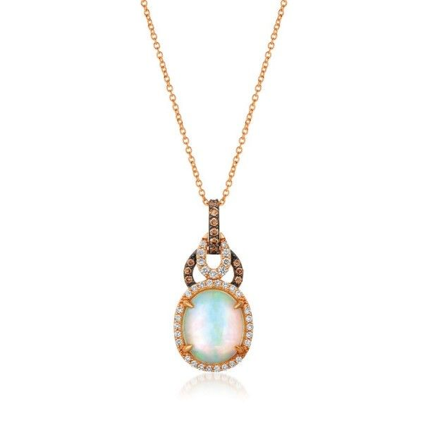 14k Strawberry Gold® Neopolitan Opal™ Pendant Dickinson Jewelers Dunkirk, MD