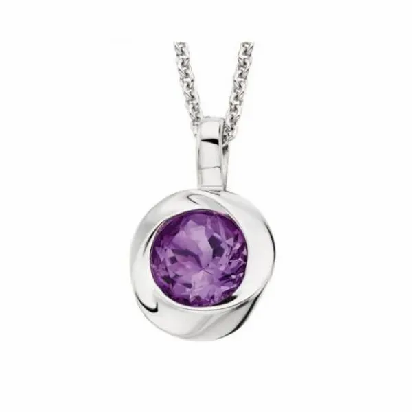 Sterling Silver Amethyst Pendant Dickinson Jewelers Dunkirk, MD