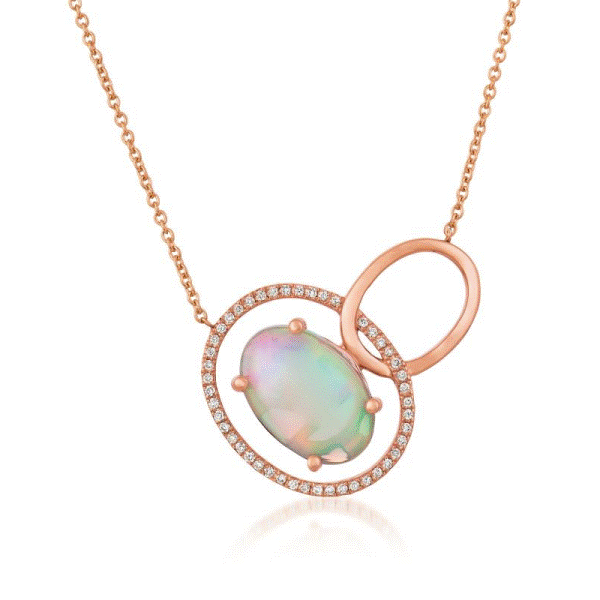 Faceted Opal Pendant in 14k Gold ❤️ - Biographie