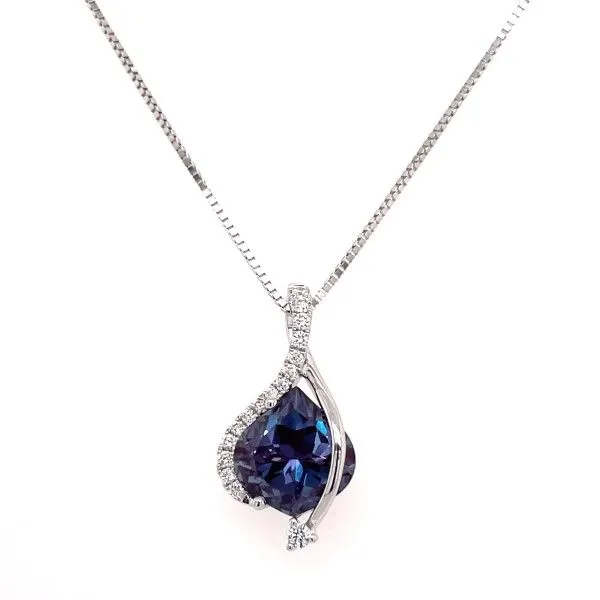 Lab created best sale alexandrite necklace