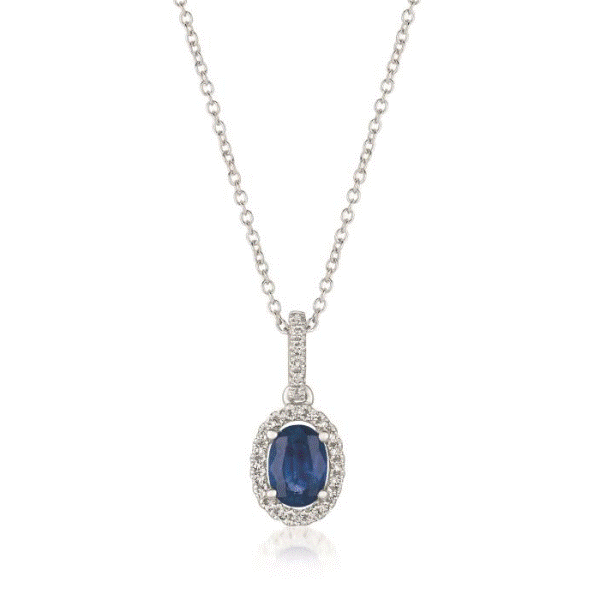 14k Gold Blueberry Sapphire™ Pendant Dickinson Jewelers Dunkirk, MD