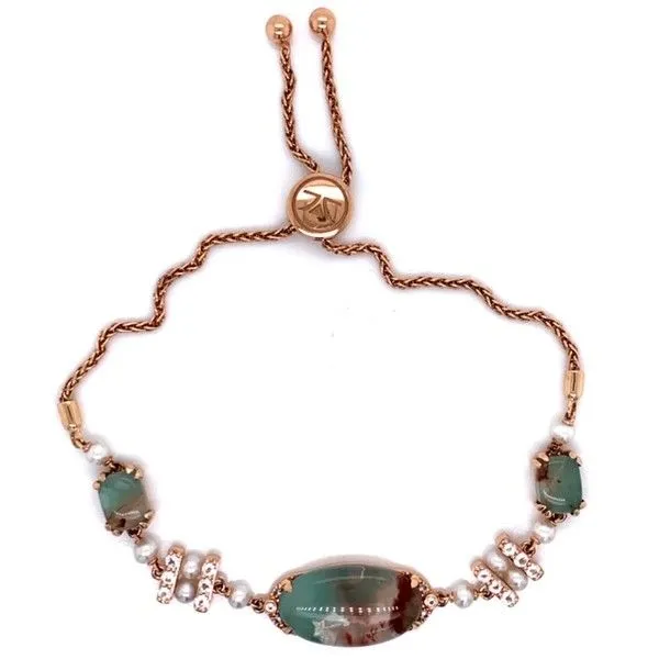 14k Strawberry Gold® Aquaprase Candy Bracelet Dickinson Jewelers Dunkirk, MD