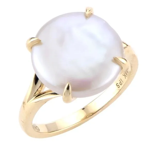 Imperial 14k Yellow Gold Freshwater Pearl Ring 001 300 00358