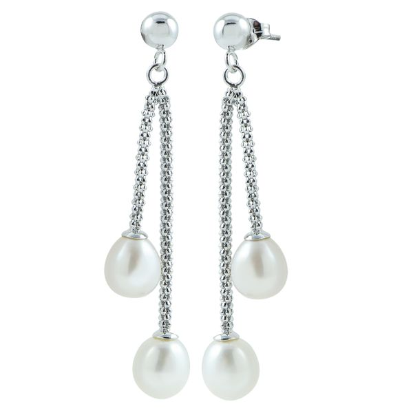 Sterling Silver Pearl Earrings Dickinson Jewelers Dunkirk, MD