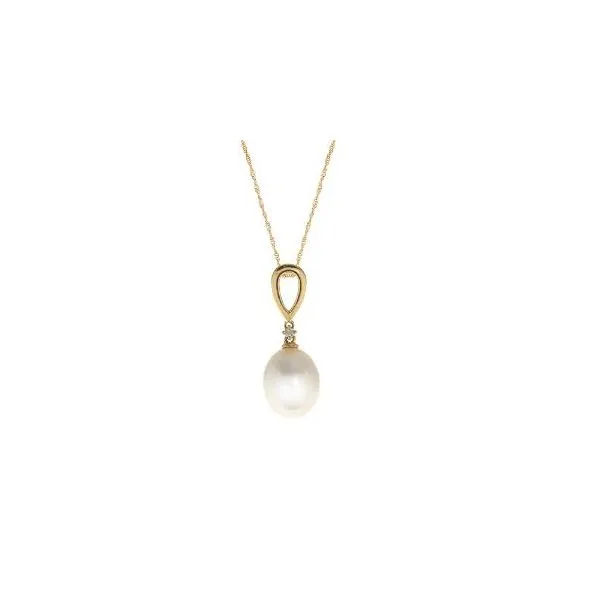 14k Yellow Gold Pearl Pendant Dickinson Jewelers Dunkirk, MD