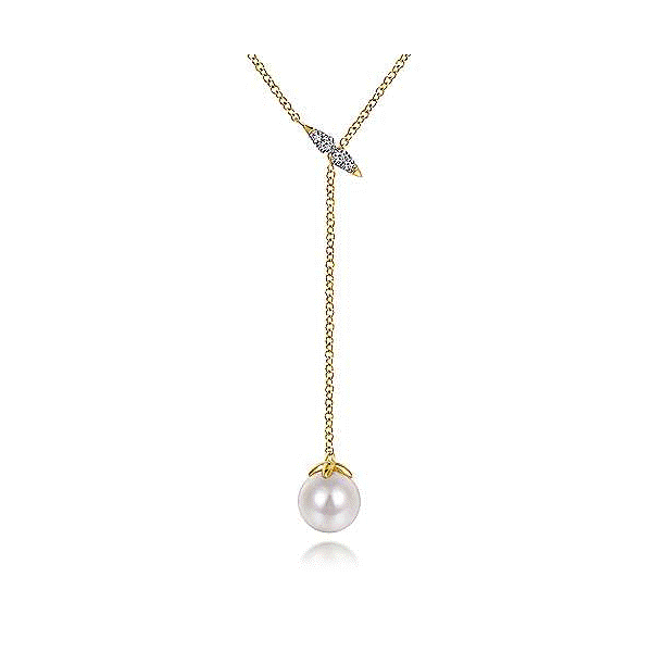 14k Yellow Gold Cultured Pearl 