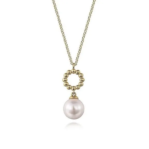 14k Yellow Gold Pearl Necklace Dickinson Jewelers Dunkirk, MD