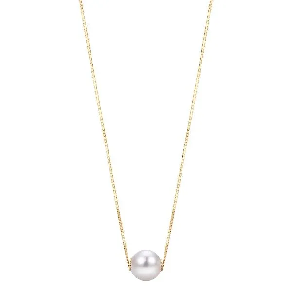 14k Yellow Gold Akoya Pearl Necklace Dickinson Jewelers Dunkirk, MD