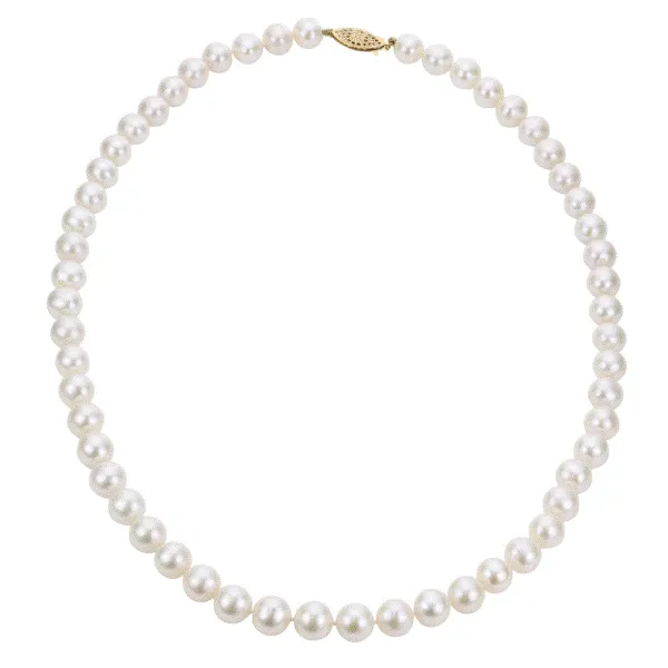 14k Yellow Gold Freshwater Pearl Necklace Dickinson Jewelers Dunkirk, MD