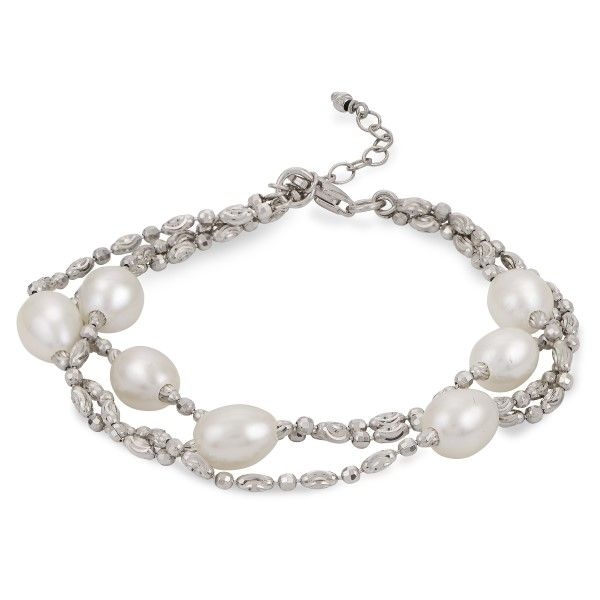 Sterling Silver Pearl Bracelet Dickinson Jewelers Dunkirk, MD