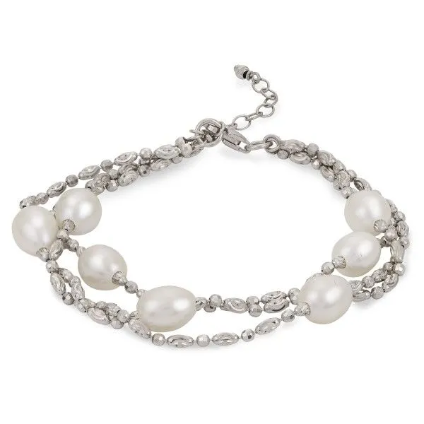 Sterling Silver Pearl Bracelet Dickinson Jewelers Dunkirk, MD