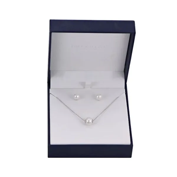 Sterling Silver Solitaire and Stud Earring Boxed Set Dickinson Jewelers Dunkirk, MD