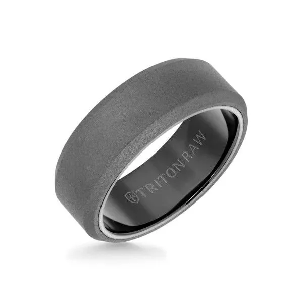 Tungsten RAW Sandblasted Band Dickinson Jewelers Dunkirk, MD