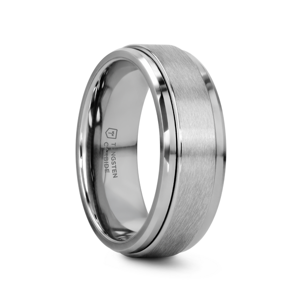 Spinning Tungsten Carbide Men's Wedding Band Dickinson Jewelers Dunkirk, MD