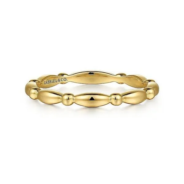 14k Yellow Gold Stacking Band Dickinson Jewelers Dunkirk, MD