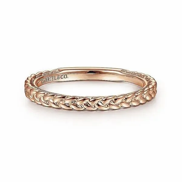 14k Rose Gold Stacking Band Dickinson Jewelers Dunkirk, MD